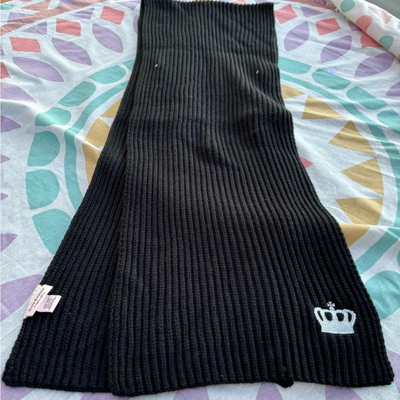 Juicy couture scarf NWOT black - Picture 5 of 7